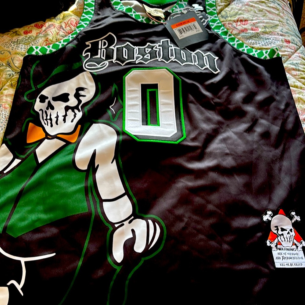 Brand X Boston TATUM basketball jersey black